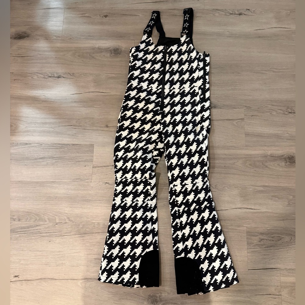 Perfect Moment Houndstooth Jg Bib Ski Pant - worn once!